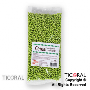 CEREAL CHOCOLATE COLOR VERDE X200GR ARGENFRUT